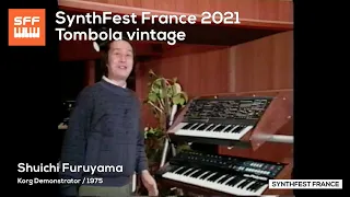 Tombola vintage Korg 800DV - 6/6 First demo of 1975! | SynthFest 2021