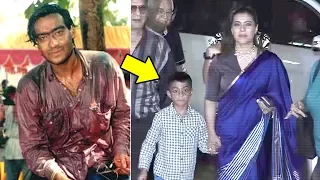 Kajol's Son Yug Looks Exactly Like Husband Ajay Devgan