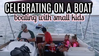 BOAT DAY | BOATING WITH KIDS ON A LAKE | Tara Henderson