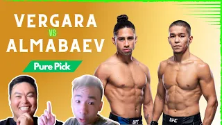 UFC 299 - CJ Vergara vs Asu Almabaev PREDICTION