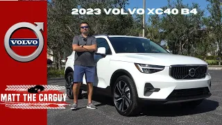 2023 Volvo XC40 B4 FWD Plus is a fun, luxury compact SUV. Review and drive.