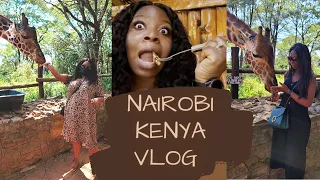 TRAVEL VLOG| NAIROBI, KENYA: Eating crocodile at Carnivore, Giraffe Centre, Air BnB Tour | Part 1