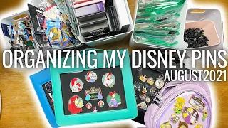 Organizing My Disney Pins | August 2021 | #DisneyPins