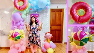 CandyLand balloon arch | Candyland Balloon Garland Tutorial | Candyland Balloon decoration |