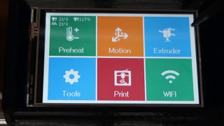 Filamentload with JZ-TS35/40 Display on I-Rics 3D-Printer