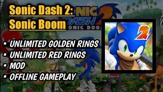 How To Get Unlimited Red Rings In Sonic Dash 2: Sonic Boom || Unlimited Coins || Gameplay•GS