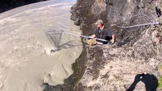 Dipping the rock at Chitina