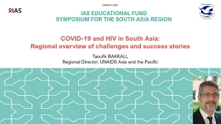 HIV science and community in South Asia: Keeping HIV responses effective in pandemics (Session 1/4)