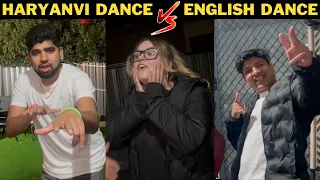 HARYANVI DANCE VS ENGLISH DANCE 💃 FULL CRAZY PERFORMANCE ||