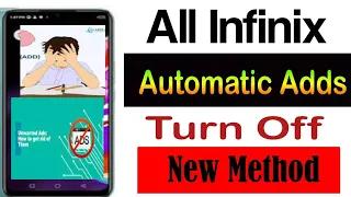 How to Turn Off Automatic Ads On my Infinix Phone||All Infinix Unwanted Ads Remove Setting