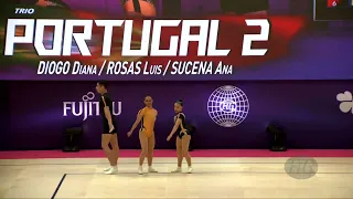Portugal 2 (POR) - 2022 Aerobic Worlds, Guimaraes (POR) - Trio Qualifications