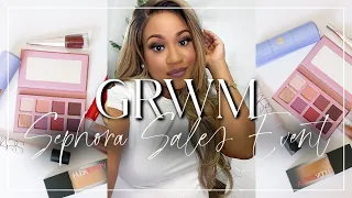 GRWM | What To Buy During Sephora's Sales Event! My Current Go-To Products!