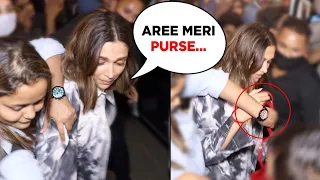 Deepika Padukone Get Mobbed by Fans & Media Were A Women Trys To Pull Her Bag | WATCH