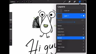 Анимация персонажа в procreate. Урок анимации.