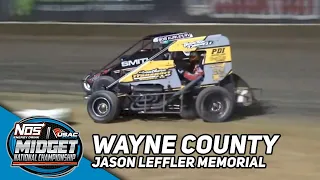 HIGHLIGHTS: USAC NOS Energy Drink National Midgets | Wayne County (IL) Speedway | August 18, 2023