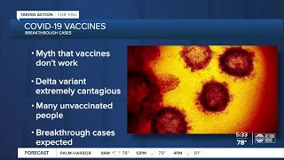 COVID-19 vaccines still working despite breakthrough cases, doctors say