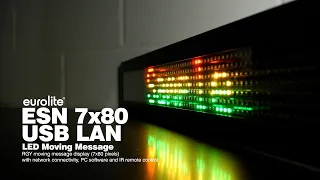 EUROLITE ESN 7x80 USB LAN LED Moving Message