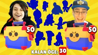 OHA! BERAT ALİ ile 4 EFSANEVİ ve 30 KARAKTER ÇIKARDIK ! 100 MEGA KUTU 8000 TAŞ - BRAWL STARS -