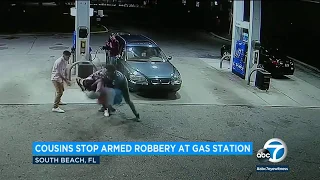 Florida gas station armed robbery foiled by Indiana spring breakers I ABC7
