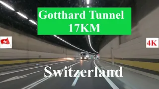 Drive Switzerland: Gotthard Tunnel 17 km long A2 / E35