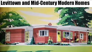 Design and building after WWII 1945-1969. Includes Levittown and Mid Century modern design.