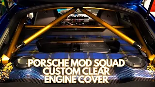 DIY: Porsche Cayman 718/981 clear engine cover install (PORSCHE MOD SQUAD 4K)