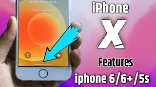 How To Get iPhone X Features On iPhone 6/6+/5s (ANY iPHONE) iPhone X Features in ios 12