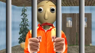 BALDI WENT TO JAIL! | New Baldi's Basics Mod