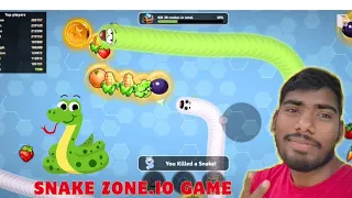 Snake Zone.io game/SNAKE ZONE.IO😂😂 GAMS video how to snake zone 😡#snakezine.io  #top