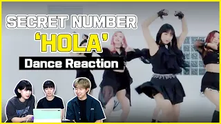SECRET NUMBER 시크릿넘버 "HOLA" 홀라 | Dance Reaction | Choreography vidio