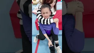 In China, rhythmic gymnastics schools train like this