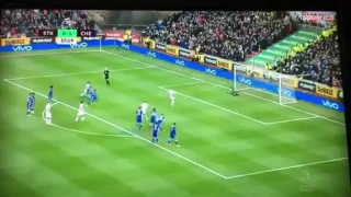 Goal Walters 1-1 stoke vs Chelsea