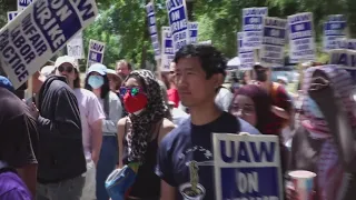 UC student workers expand strike to two more campuses as they demand amnesty for protestors
