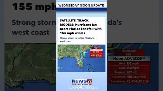 WEDNESDAY NOON UPDATE | Hurricane Ian intensified as it nears landfall along Florida’s coast