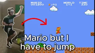 Can you beat Mario Bros World 1 with REAL jumping?