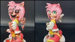 Como hacer a Amy Rose de plastilina  escolar Amy.Exe   How to amy.exe clay creepypasta