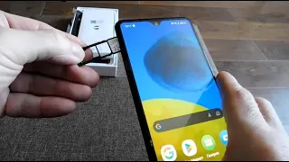How to insert sim card in samsung m14