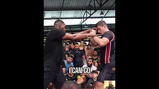 Jon Jones Catches Student Flinching