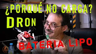 Como Reparar un dron que no carga la batería. Aprende a diagnosticar y recuperar una batería Lipo.