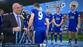 Leicester City Lifting the Premier League Trophy (Complete)