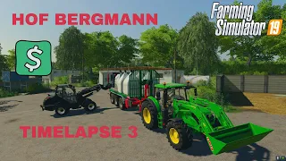 Buying Livestock, Feeding Calf & Cows, Cutting Grass, Seed Recipe │Hof Bergmann│FS 19│Timelapse#03