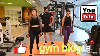 Our first gym vlog (by ArmaanMalik9)