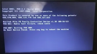 How to fix "No boot device found. Press any key to reboot machine." | Dell Laptop Issue #dell