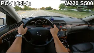 Driving the 2005 Mercedes-Benz S500 W220 | POV TEST DRIVE