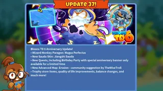 Magus Perfectus, New Quests and More! | BTD6 Update 37