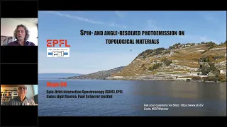 Electronic Structure webinar on Spin- and angle-resolved photoemission on topological materials