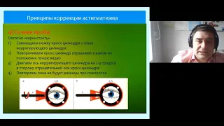 Астигматизм вебинар  Часть 4. Диагностика и принципы коррекции астигматизма.