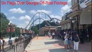 Every Six Flags Over Georgia Roller Coaster Off-Ride