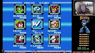 Bizhawk Shuffler! Mega Man 1-6  Games shuffle every 1-5 minutes!  Can I beat it in under 6 hours?