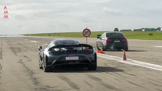 850HP BMW M5 F10 vs McLaren 765LT